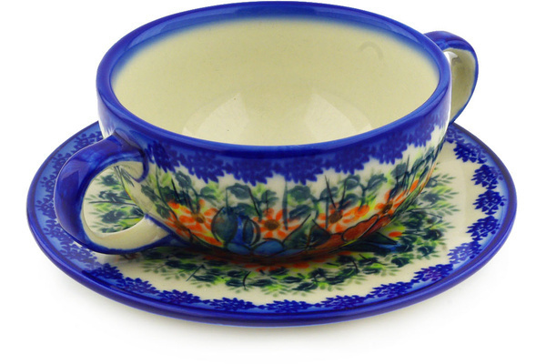 Bouillon Cup with Saucer 13 oz