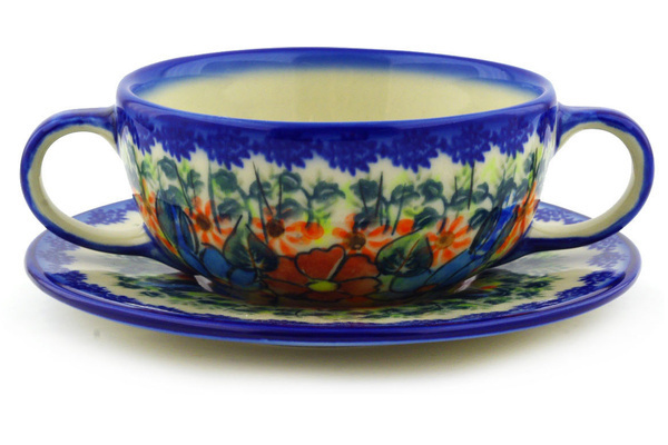 Bouillon Cup with Saucer 13 oz