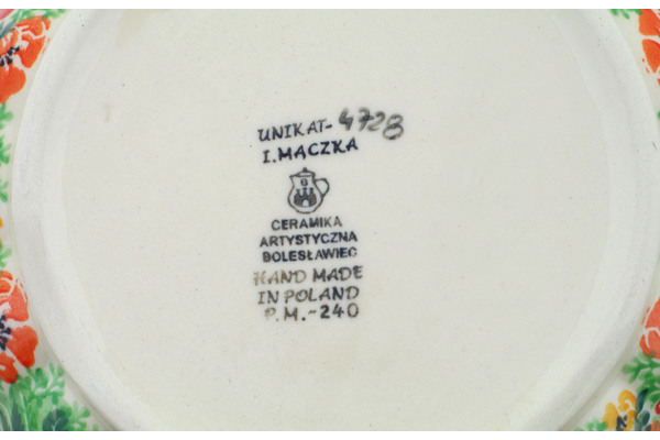 Scalloped Fluted Bowl 8"