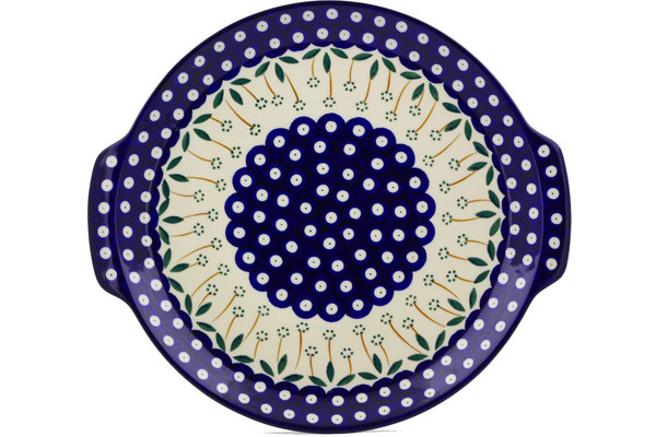 Platter with Handles 13"