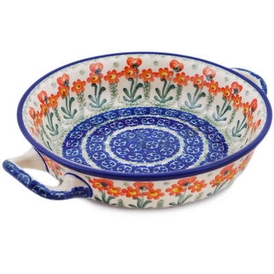 Round Baker with Handles 8"