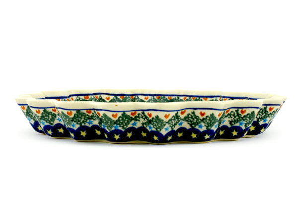Fluted Pie Dish 13"