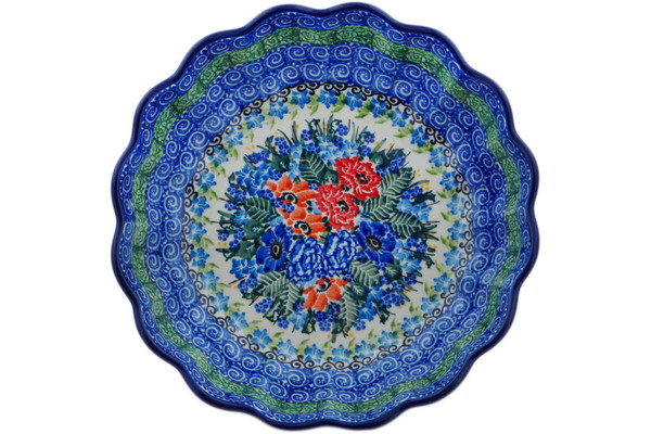 Scalloped Fluted Bowl 8"