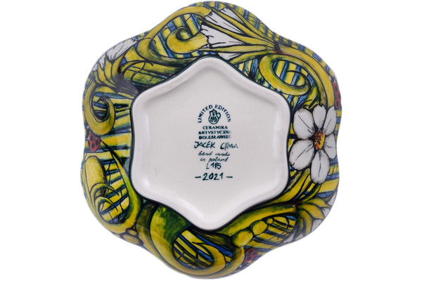 Scalloped Fluted Bowl 8"