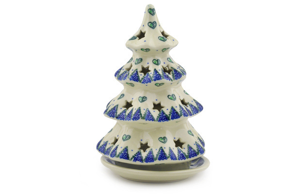 Christmas Tree Candle Holder 7"