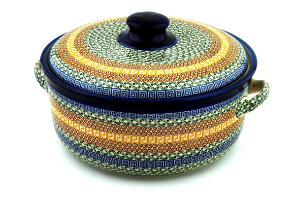 Baker with Cover with Handles 14"