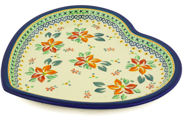 Heart Shaped Platter 11"