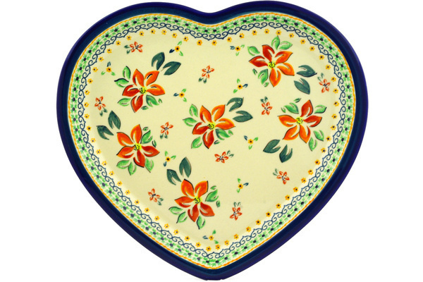 Heart Shaped Platter 11"