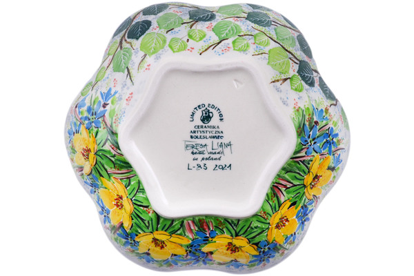 Scalloped Fluted Bowl 8"