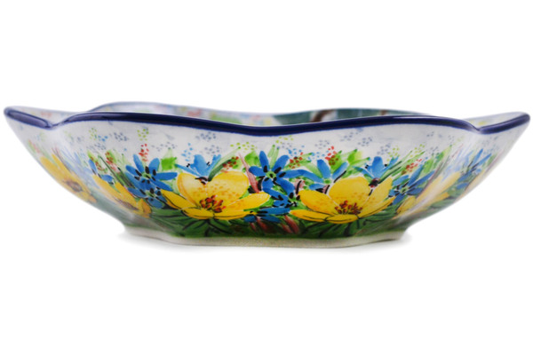 Scalloped Fluted Bowl 8"