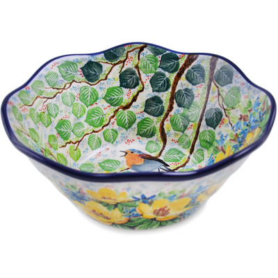 Scalloped Bowl 8"