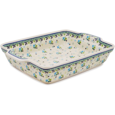 Rectangular Baker with Handles 15"