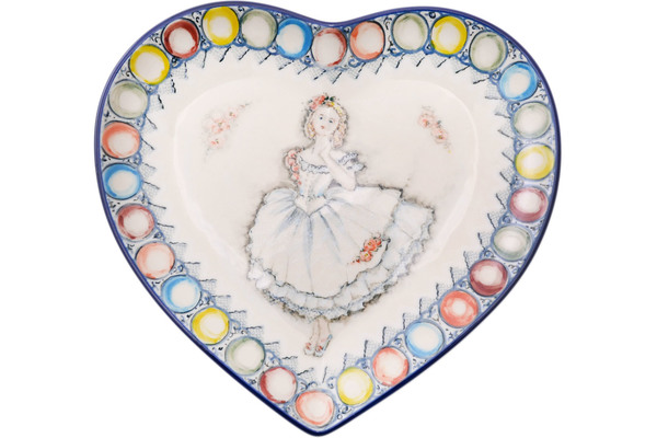 Heart Shaped Platter 9"