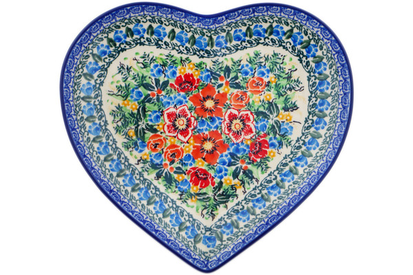 Heart Shaped Platter 9"