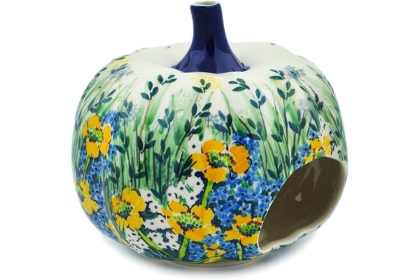 Jack O Lantern Candle Holder 6"