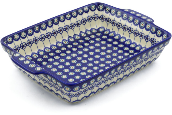 Rectangular Baker with Handles 15"