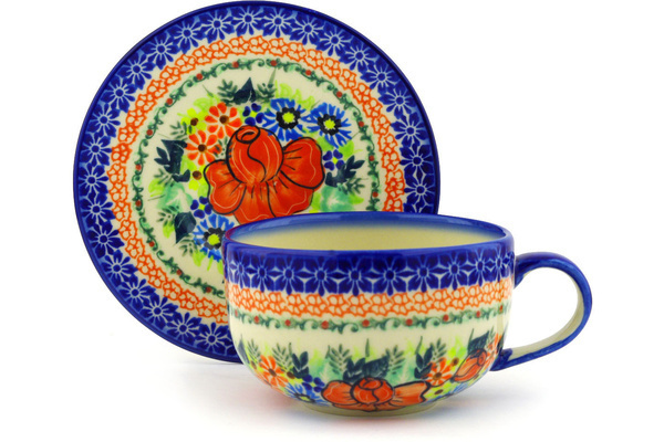 Cup with Saucer 17 oz