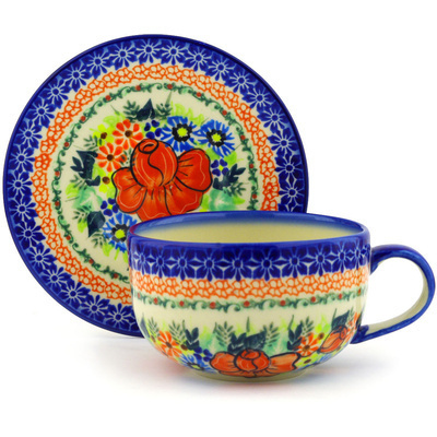 Cup with Saucer 17 oz