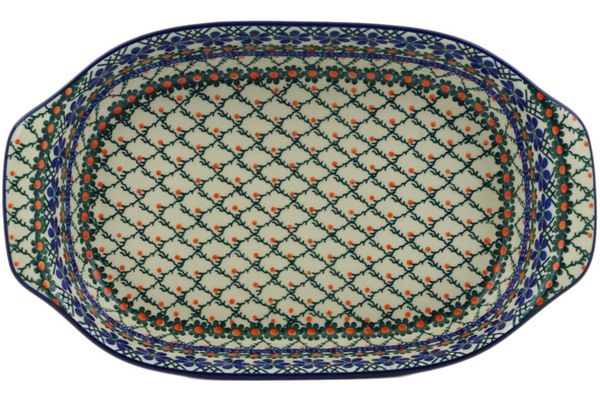 Rectangular Baker with Handles 14"