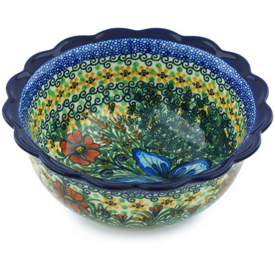 Scalloped Bowl 8"