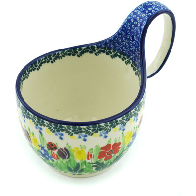 Bowl with Loop-Handle 6"