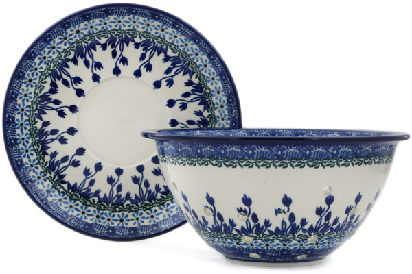 Colander with Plate 8"