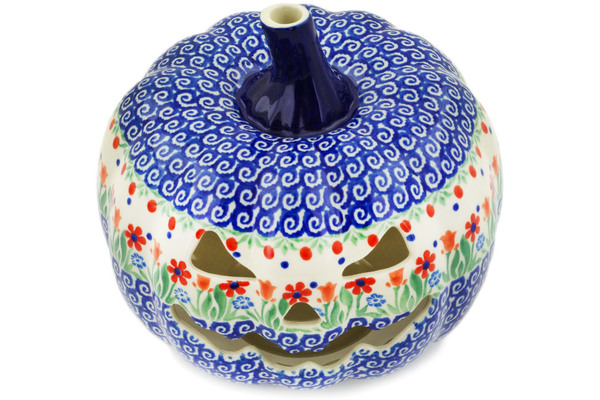 Jack O Lantern Candle Holder 7"