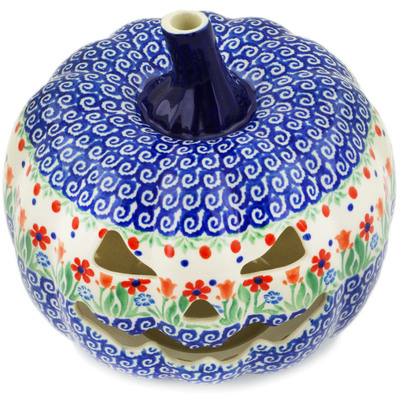 Jack O Lantern Candle Holder 7"