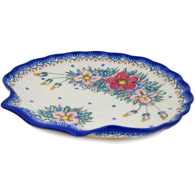 11" Fluted Shell Shaped Platter