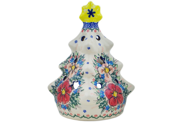 Christmas Tree Candle Holder 8"