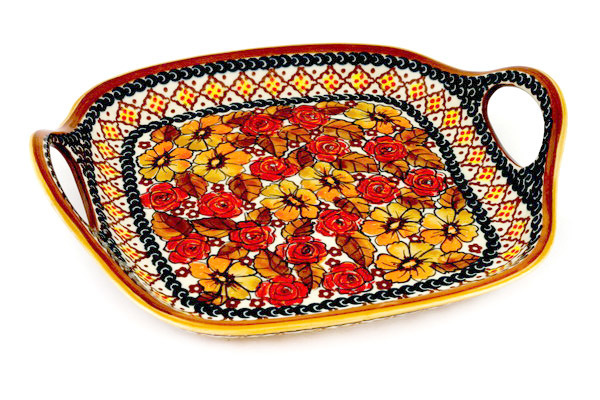 Tray with Handles 10"