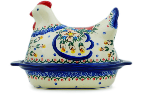 Hen Shaped Jar 9"