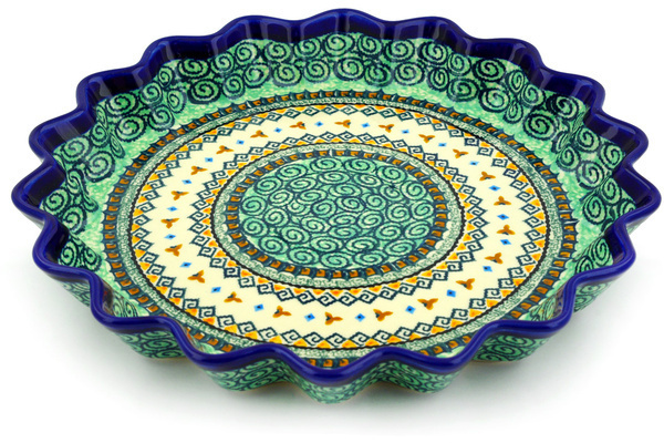 Fluted Pie Dish 13"