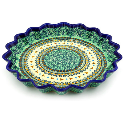 Fluted Pie Dish 13"