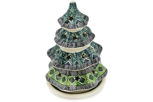 Christmas Tree Candle Holder 6"