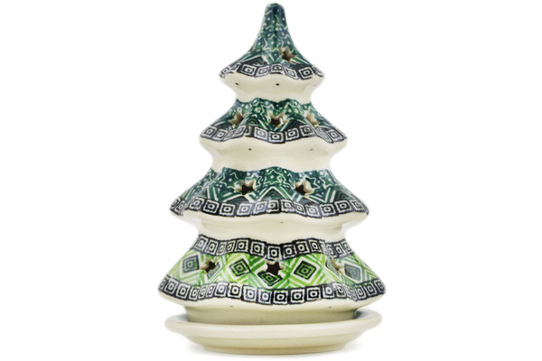 Christmas Tree Candle Holder 6"