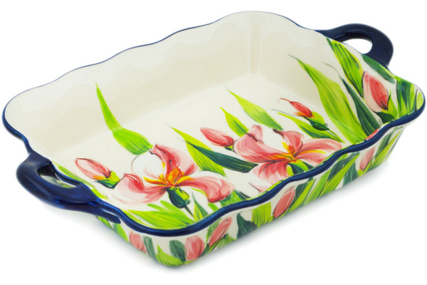 Rectangular Baker with Handles 12"