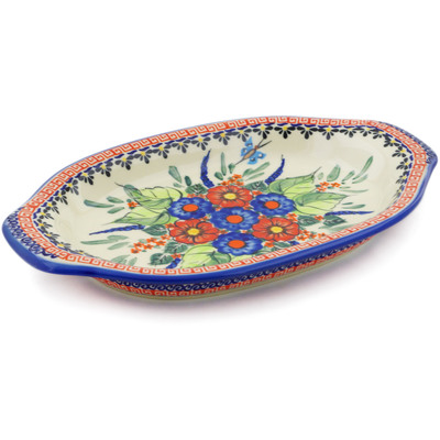 Platter with Handles 12"