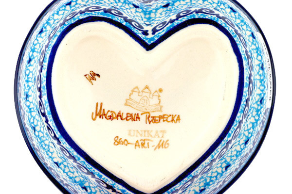 Heart Shaped Bowl 6"