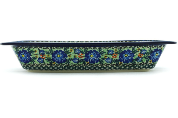 Oval Baker with Handles 14"