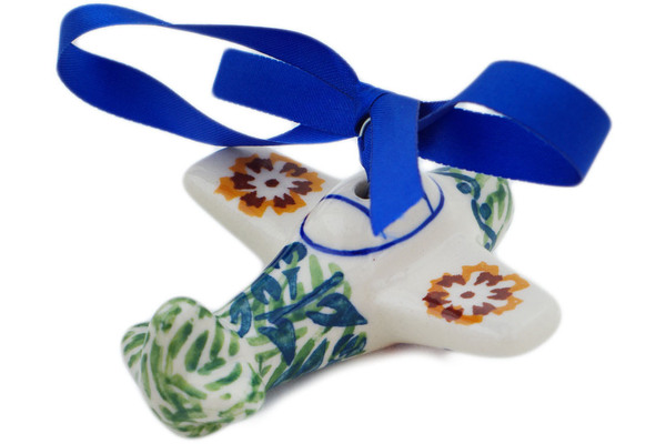 Airplane Ornament 3"