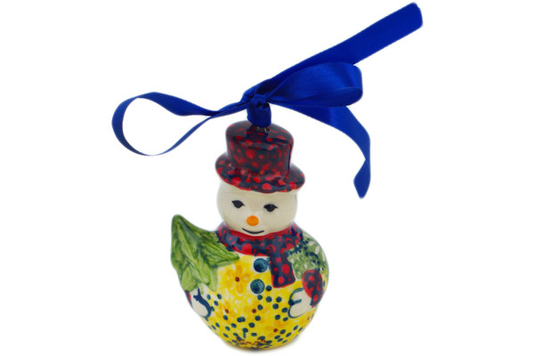 Snowman Ornament 4"
