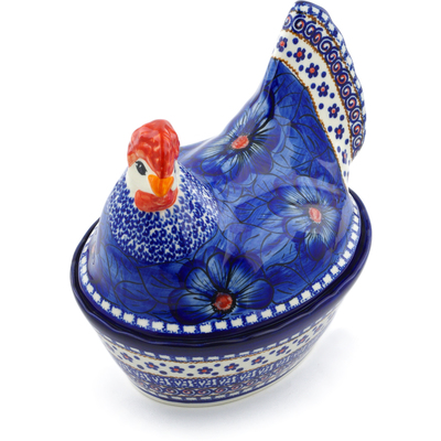 Hen Shaped Jar 8"