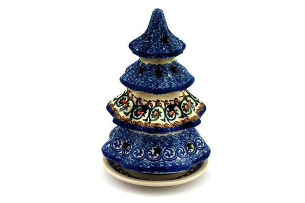 Christmas Tree Candle Holder 8"