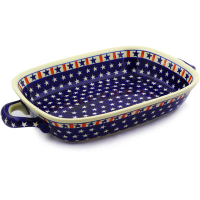 Rectangular Baker with Handles 18"