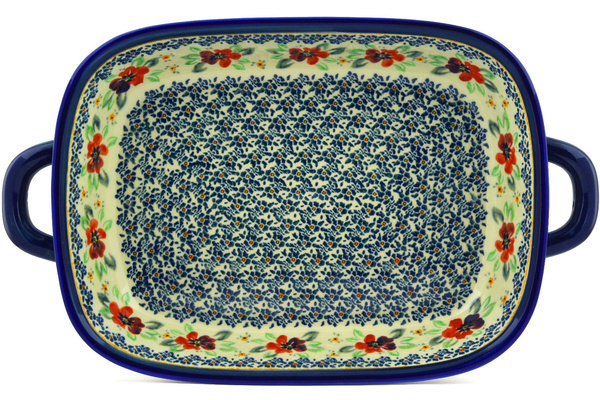 Rectangular Baker with Handles 18"