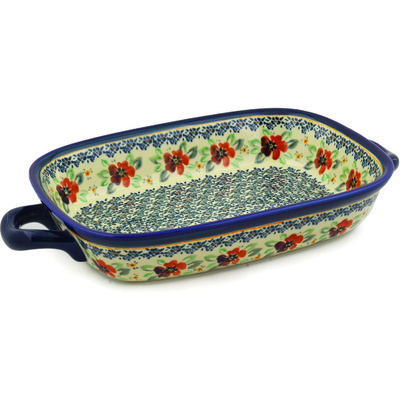 Rectangular Baker with Handles 18"
