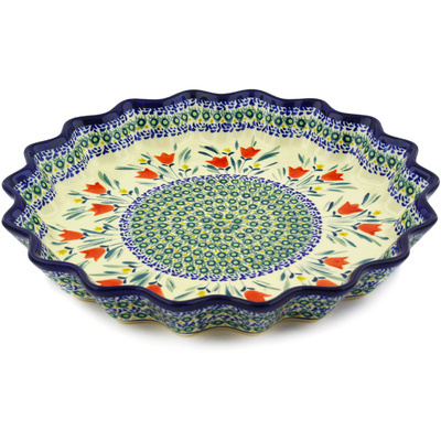 Fluted Pie Dish 13"