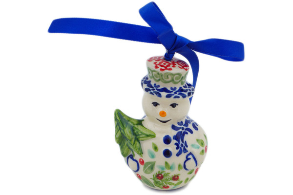 Snowman Ornament 4"