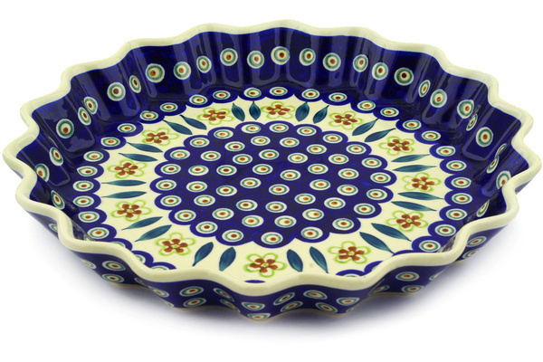 Fluted Pie Dish 13"
